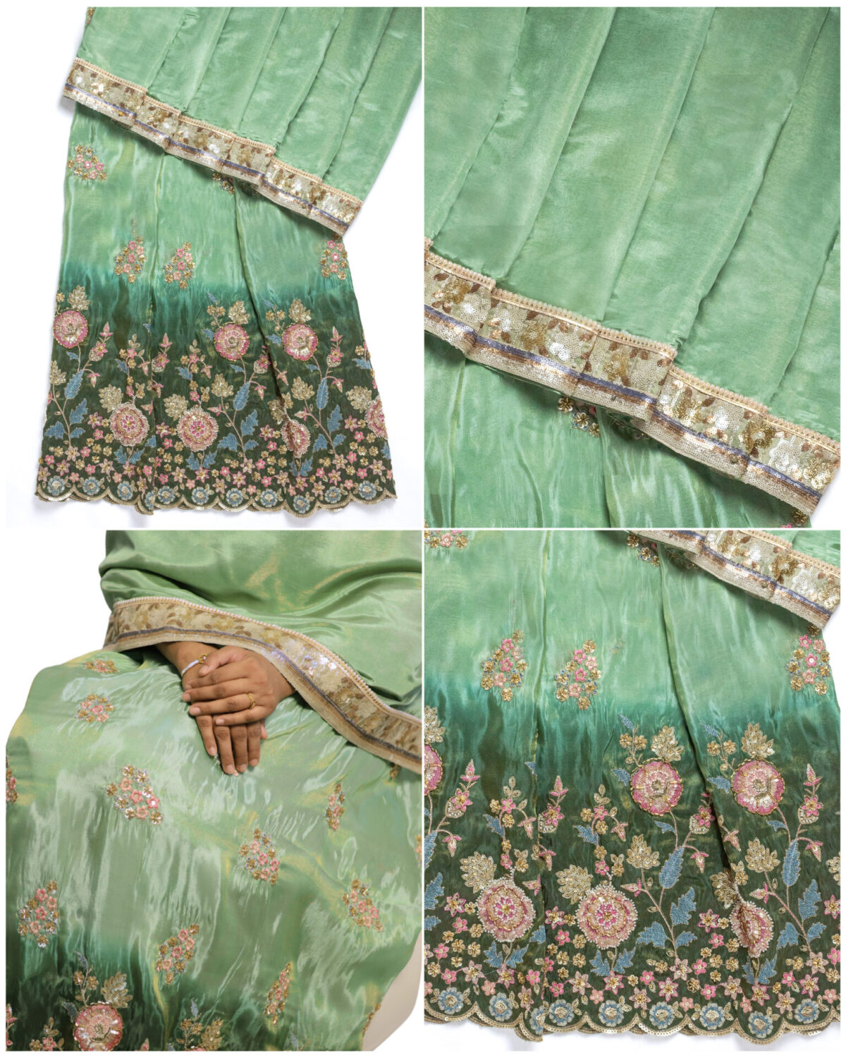 Green Ombre Rida – Elegance with a Whisper of Royalty - Image 5