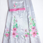 White hand painted kalidar