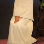 Crushed Cream with Silver Lace - Crystal Vein Edit