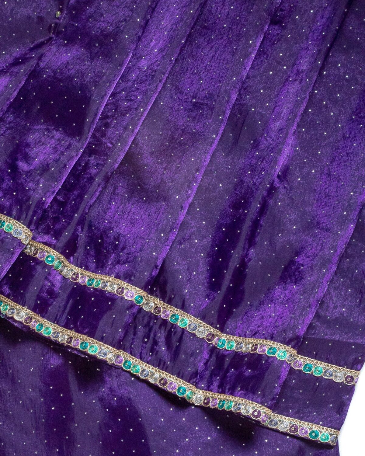 Brinjal Coloured Rhinestone Rida - Image 3