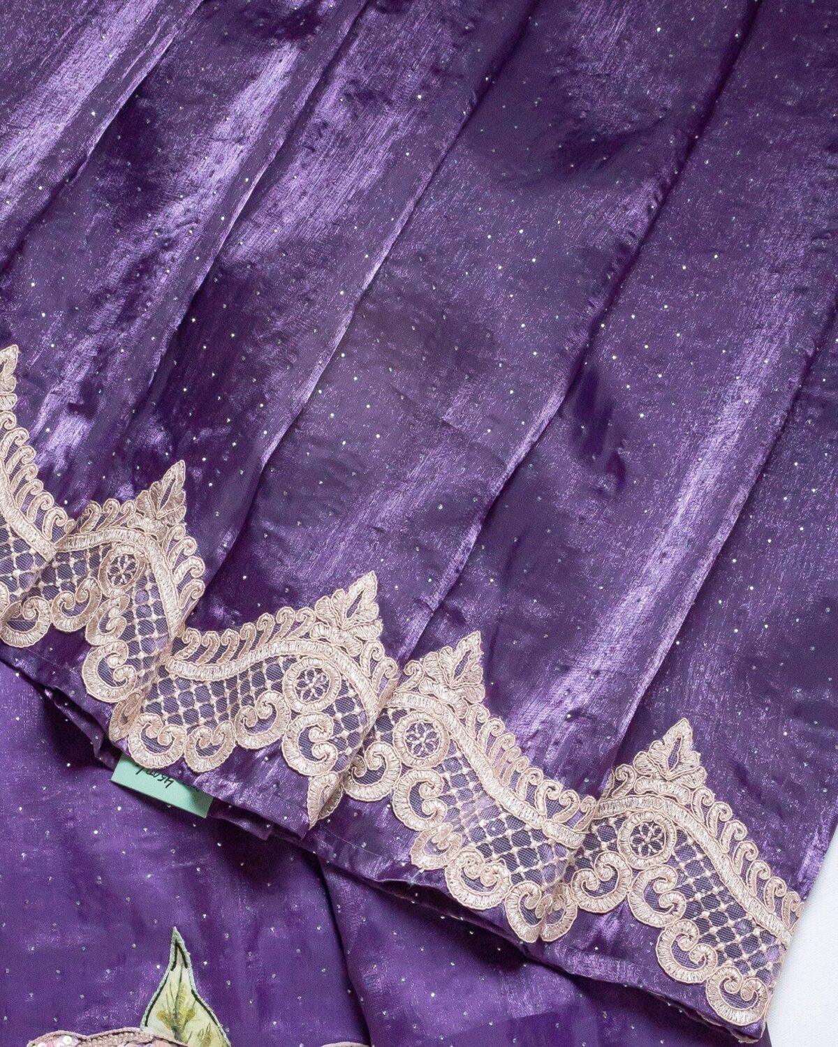 Lavendar Crystal with Patch work Rida - Image 2