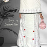 Cream Roses Button pattern