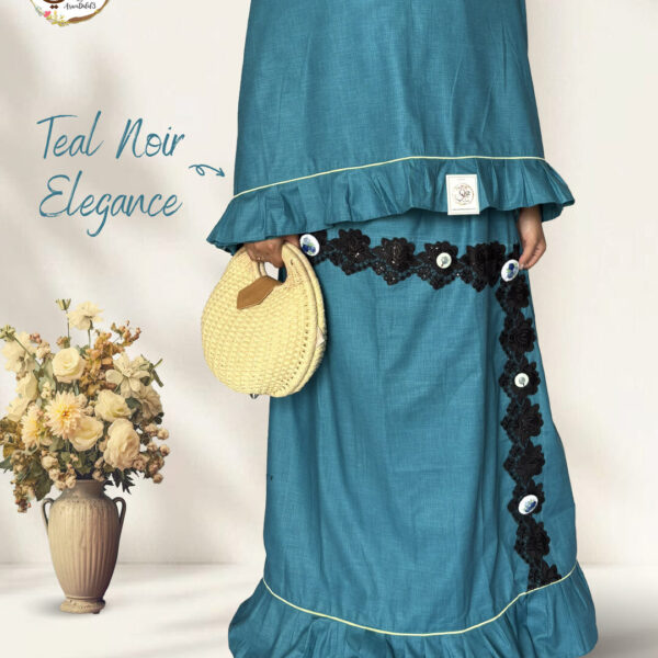 Teal Noir Elegance