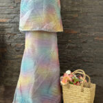 Crushed ombre fenti silk