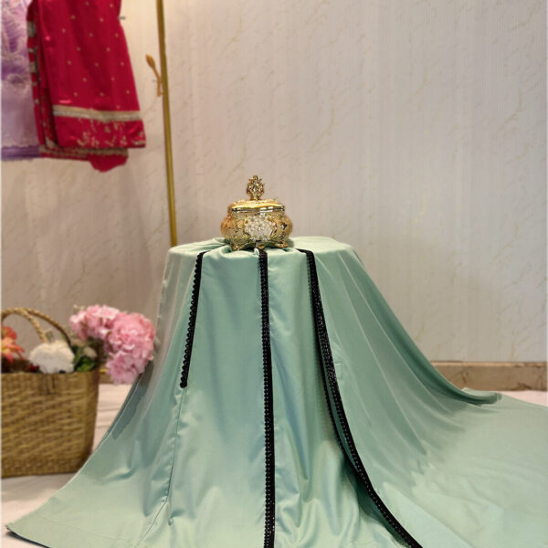 Sea Green Vertical Lace Rida