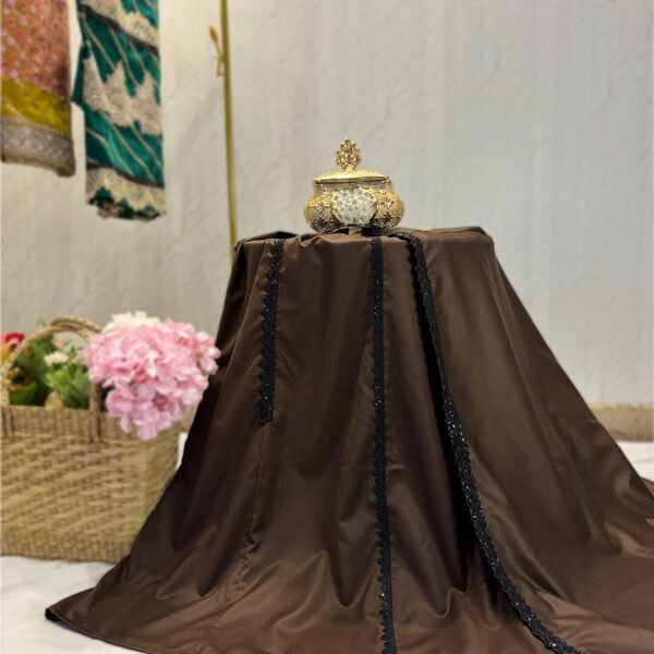 Brown Vertical Lace Rida