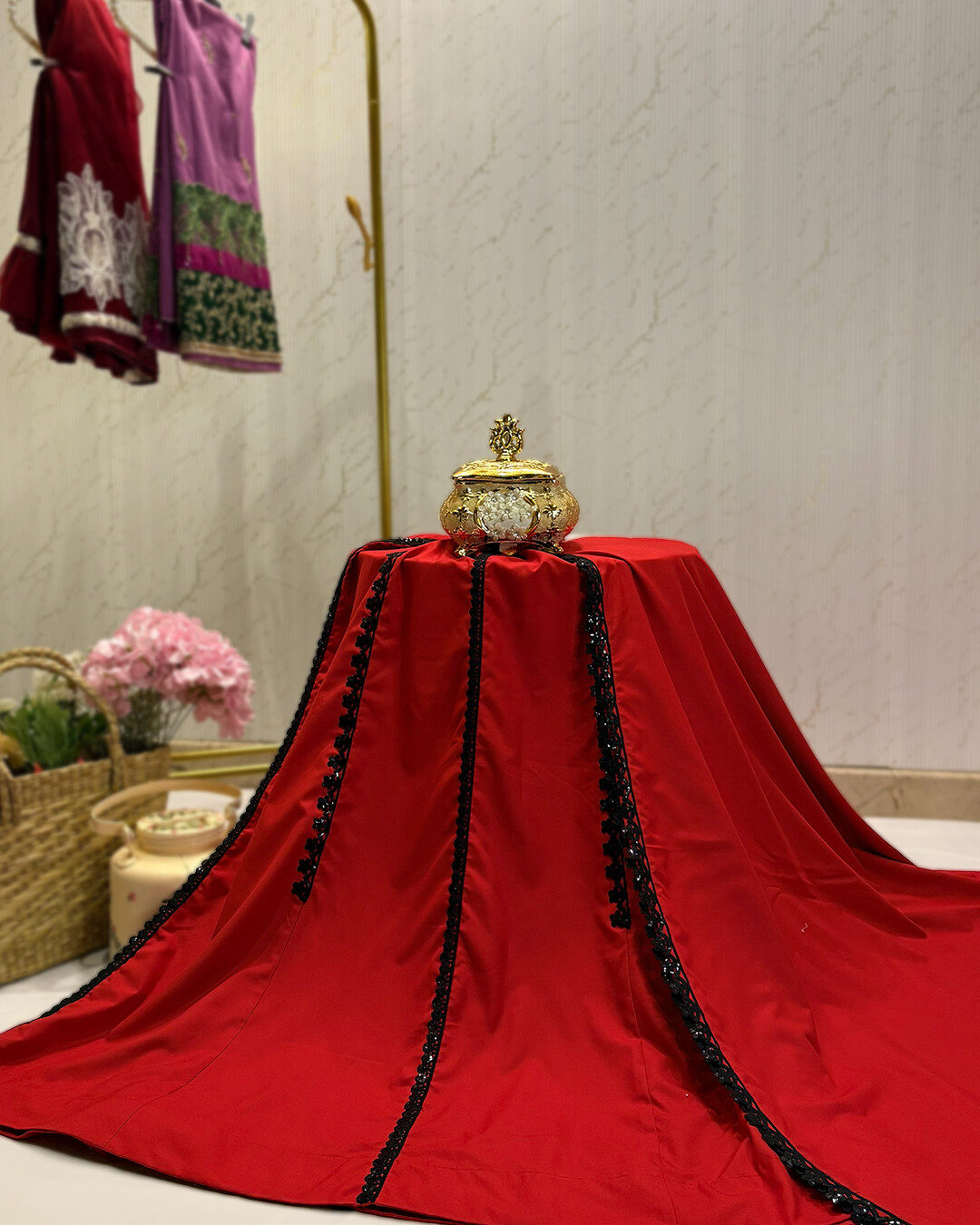 Artboard 3 Red Vertical Lace Rida - Image 1