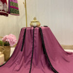 Mauve Vertical Lace Rida