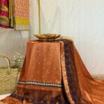 Copper color gajji Silk Edit