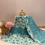 Batik Teal Blue Rida