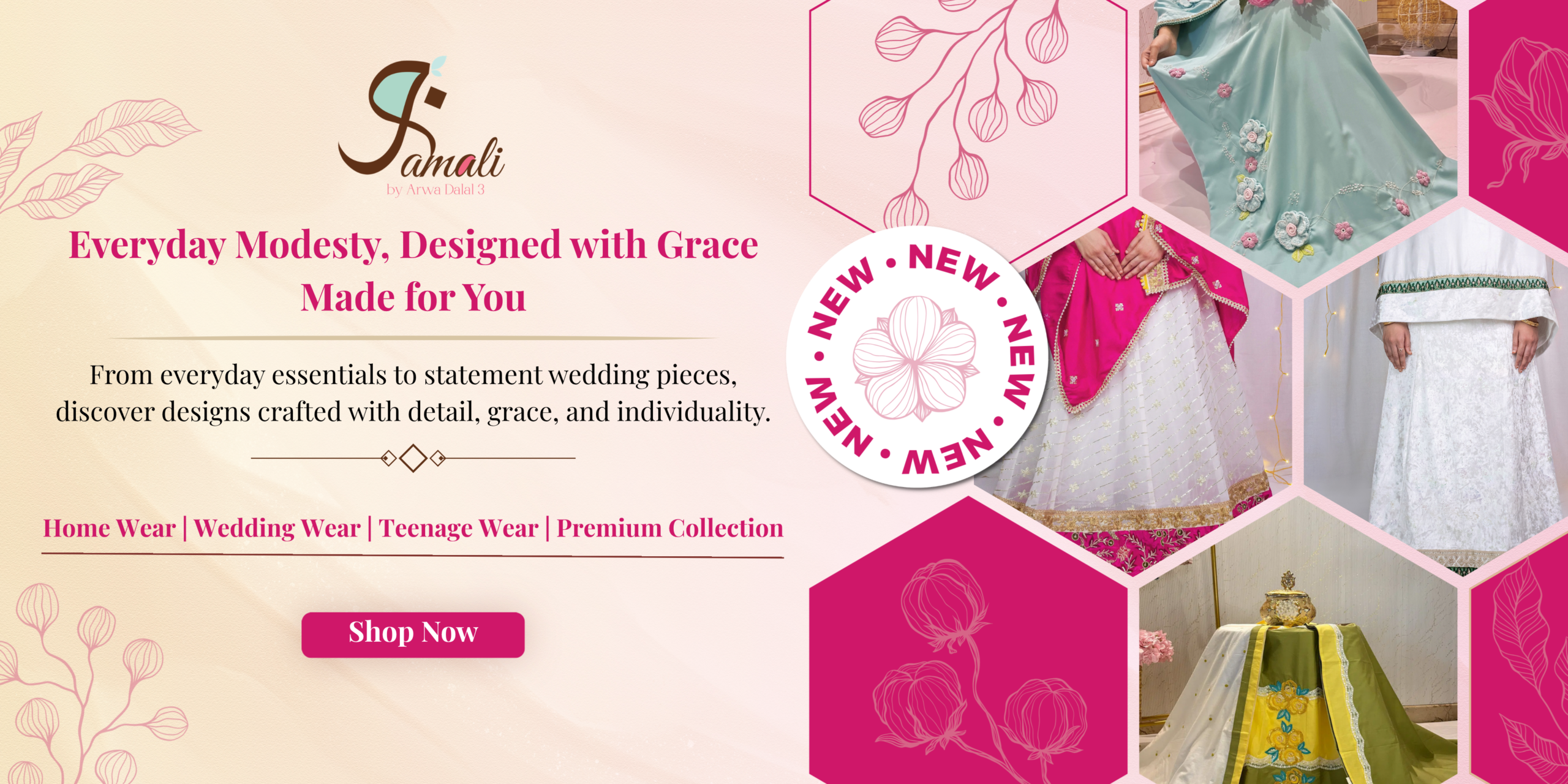 Chic Website Homepage Fashion Collage Banner (5)