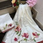 Painted organza Magnolia rida