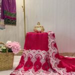Rani pink Handwork Rida