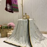 Grey small painted Buti Rida