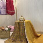 Mustard Rajasthani Work Rida