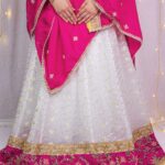 Rani Pink & Cream gotta Jodi Bridal