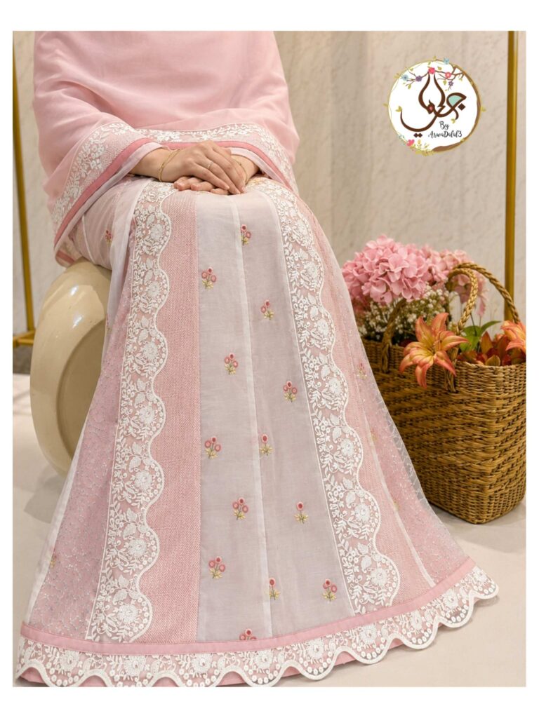 Blush Botanica Coordinated Lace Panel Rida