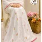Blush Botanica Organza Kalidaar Pearl Lace Rida