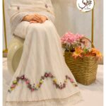 Rainbow Gota Patti Organza Rida
