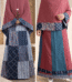 Reversible Rose-Indigo Rida in a striking combination of dusty rose and deep indigo blue.