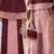 Reversible Patchwork Rida in a romantic palette of maroon, mauve, and blush pink