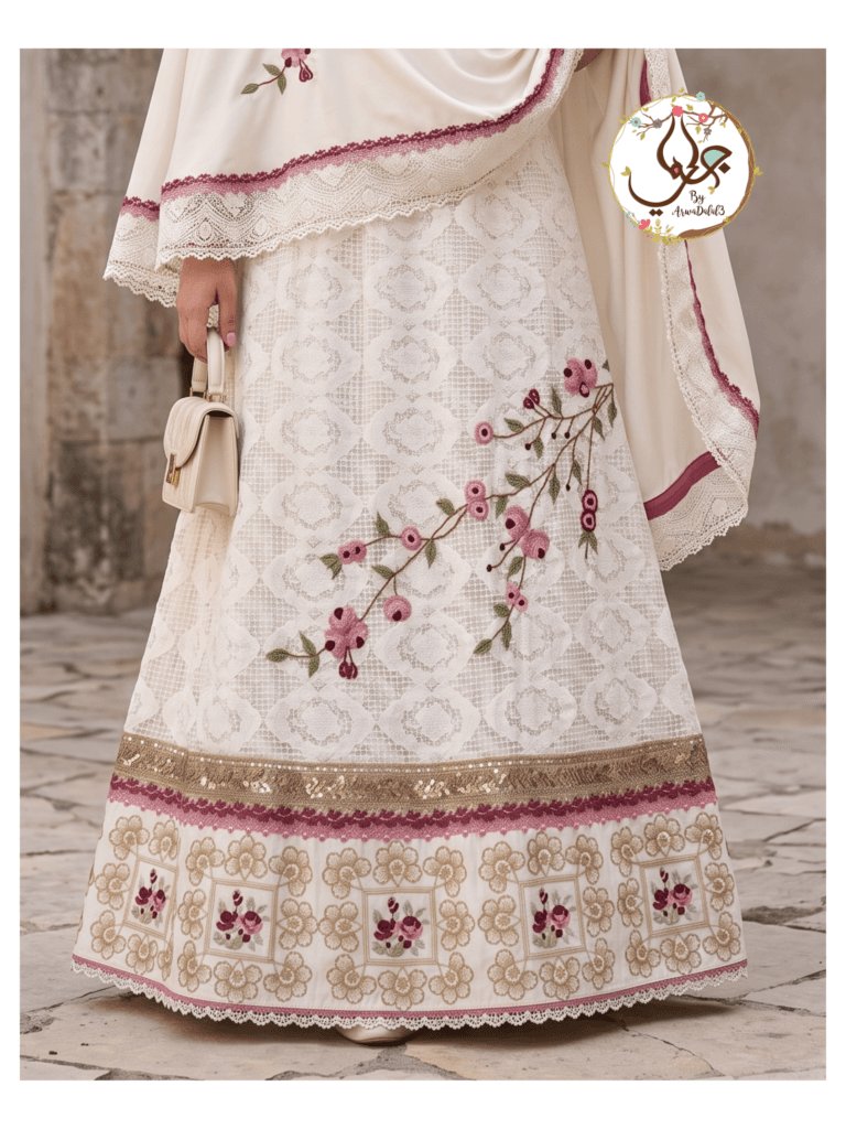 Ivory Bloom Artisan Rida