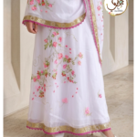 Pink Painted Organza  – The Garden Edit Rida
