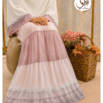 Blush Pink & White Tiered Rida