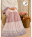 Blush Pink & White Tiered Rida
