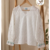 The White Floral Net Top (size 38)