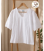 he White Lace Sleeve Shirt